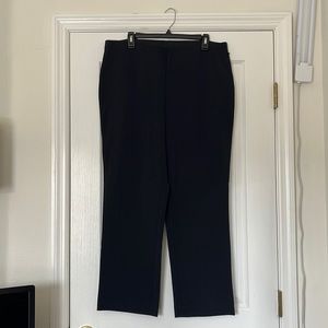 Black Dress Pants, Size 14P, with stretch waist band.